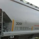 Train car medium covered hopper 6